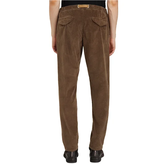 WHITE SAND PANTALONE IN COTONE E LYOCEL