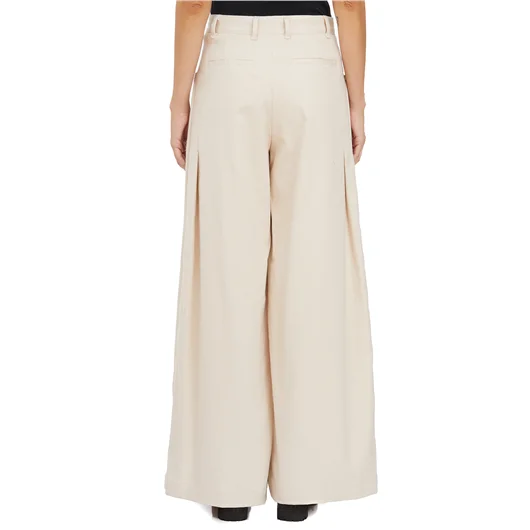 WHITE SAND PANTALONE IN COTONE STRETCH