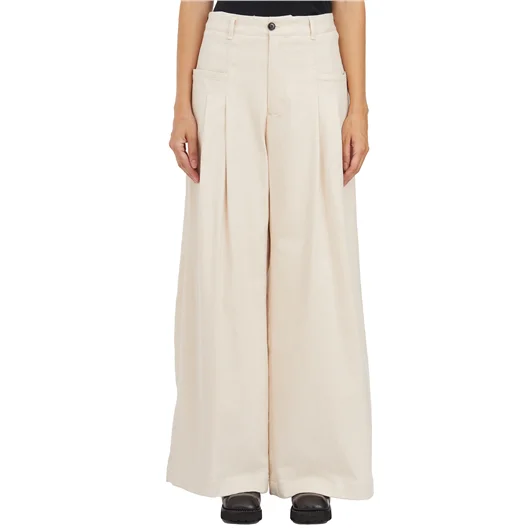 WHITE SAND PANTALONE IN COTONE STRETCH