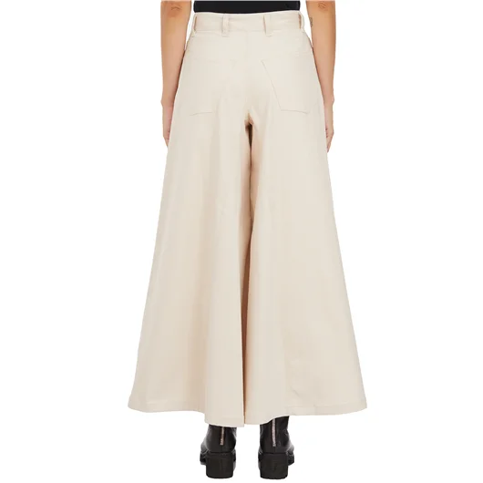 WHITE SAND PANTALONE IN COTONE STRETCH