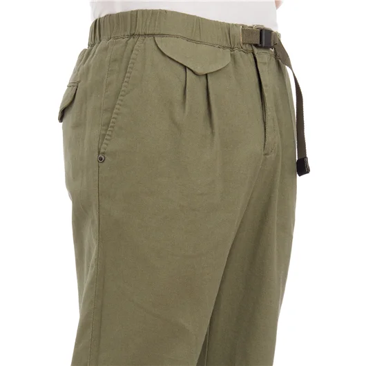 WHITE SAND PANTALONE IN LINO E COTONE