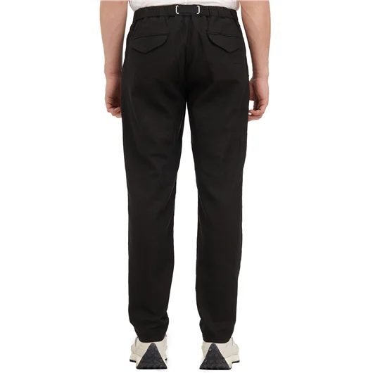 WHITE SAND PANTALONE IN LINO E COTONE