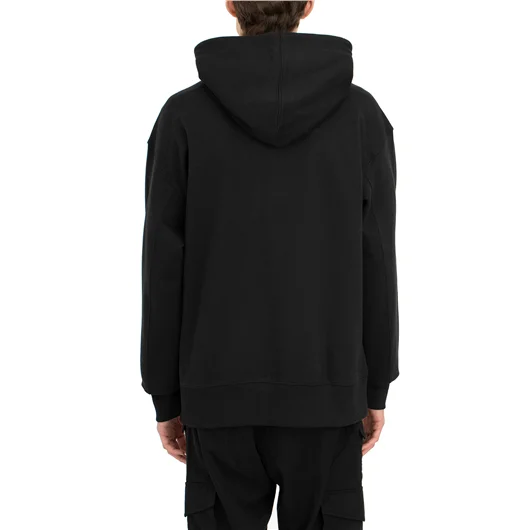 Y-3 FELPA LOGO CON CAPPUCCIO