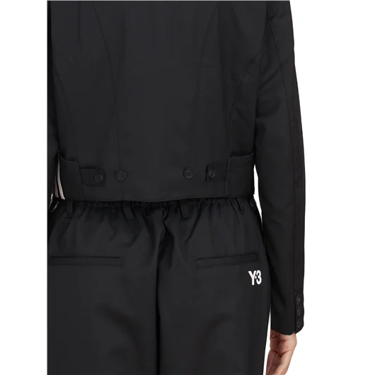 Y-3 GIACCA CORTA MISTO LANA