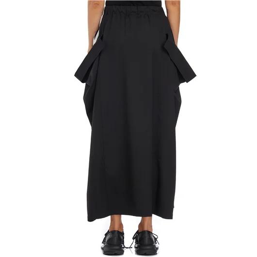 Y-3 GONNA LUNGA MISTO LANA