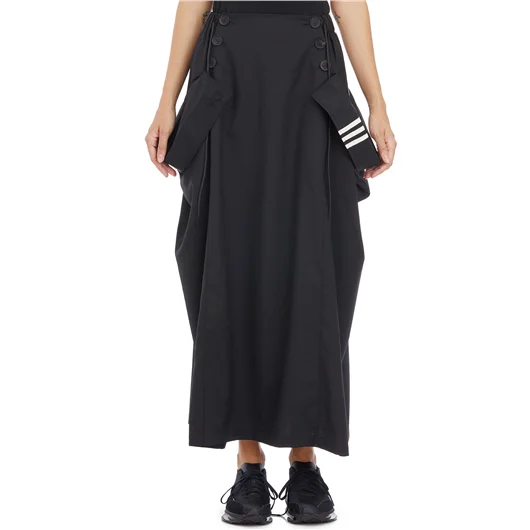 Y-3 GONNA LUNGA MISTO LANA