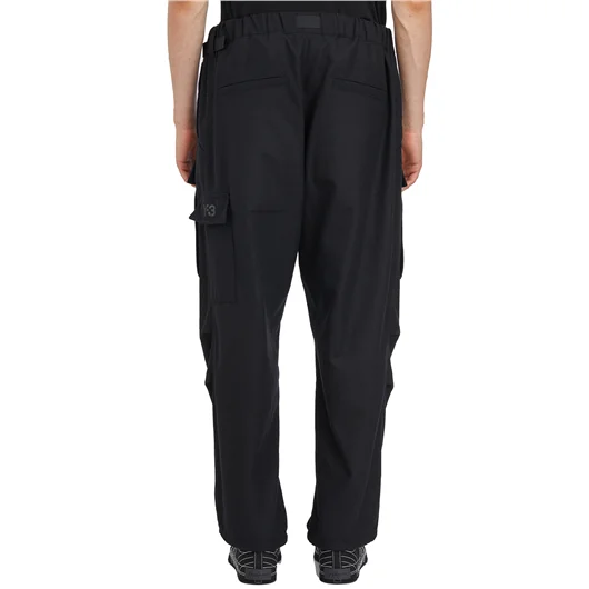Y-3 PANTALONE CARGO IN FLANELLA