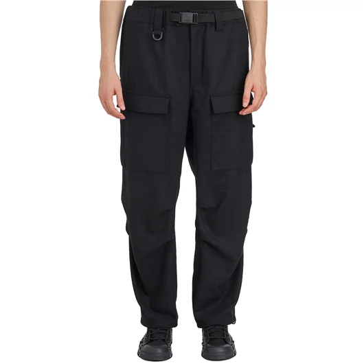 Y-3 PANTALONE CARGO IN FLANELLA