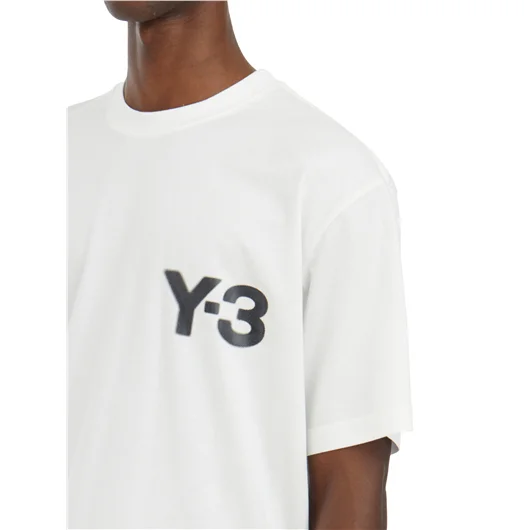 Y-3 T-SHIRT LOGO IN COTONE