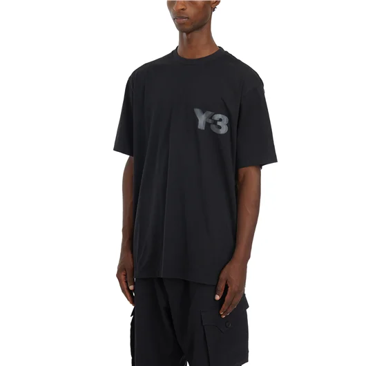 Y-3 T-SHIRT LOGO IN COTONE