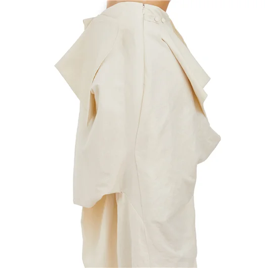 YEHUAFAN GONNA IN COTONE CON VOILANT