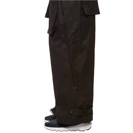 YOHJI YAMAMOTO PANTALONE IN GABARDINE VITA ALTA