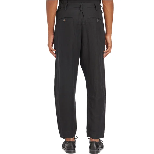 ZIGGY CHEN PANTALONE TAPERED IN LINO