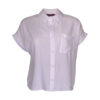 Poems Roma CAMICIA CROP BIANCO