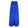 Poems Roma GONNA PIEGHE SPACCO BLU ELETTRIC