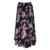 Poems Roma GONNA SPICCHI ELASTICO PAVONI NERO