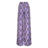 Poems Roma PANTALONE PALAZZO PENCES FLOREALE VIO