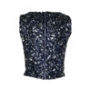 Poems Roma TOP PAILLETTES BLU