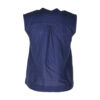 Poems Roma TOP PIEGHIE SENZA MANICHE NAVY