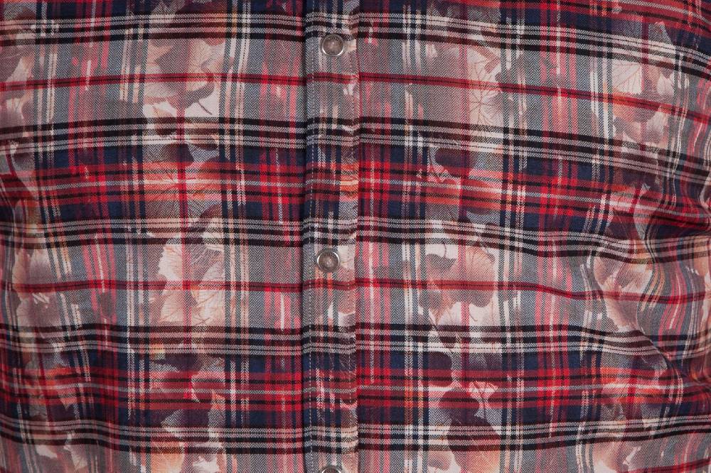 Poggianti Camicia A Quadri Con Stampa PRUNO-66-571-01