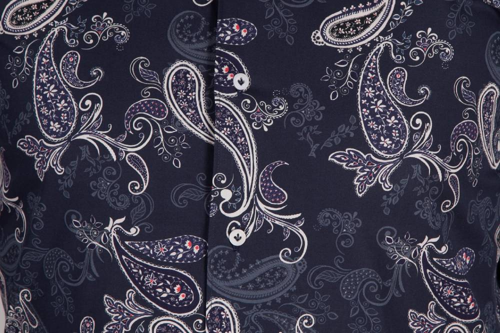 Poggianti Camicia Con Stampa Cachemire FIRENZE-73-531-01