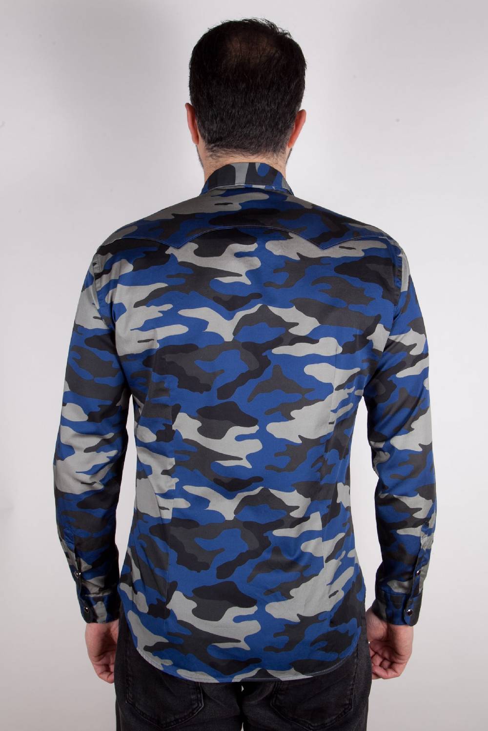 Poggianti Camicia Con Stampa Camouflage MARRADI-66-526-03