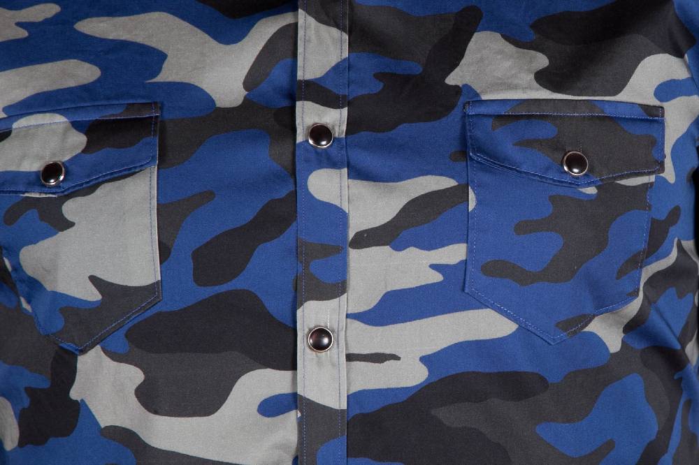 Poggianti Camicia Con Stampa Camouflage MARRADI-66-526-03