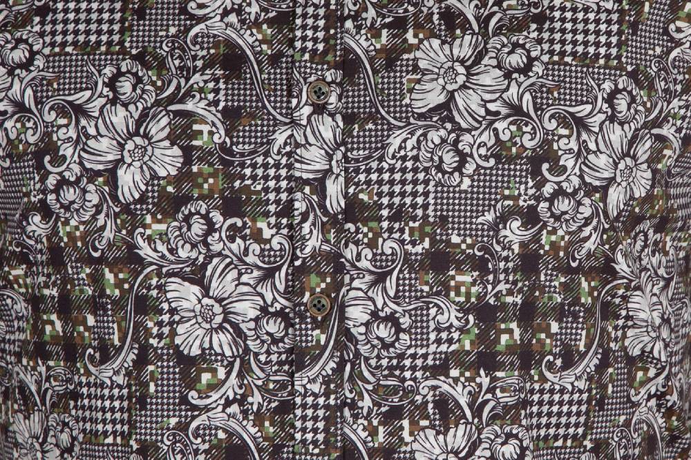 Poggianti Camicia Con Stampa Camouflage PISA-UBB-528-01