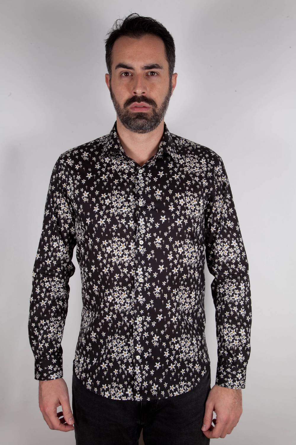 Poggianti Camicia Con Stampa Floreale FIRENZE-UBBF-555-02