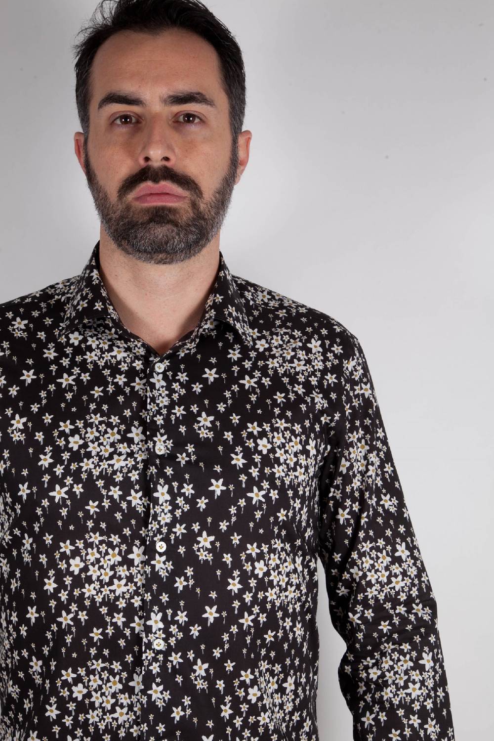 Poggianti Camicia Con Stampa Floreale FIRENZE-UBBF-555-02