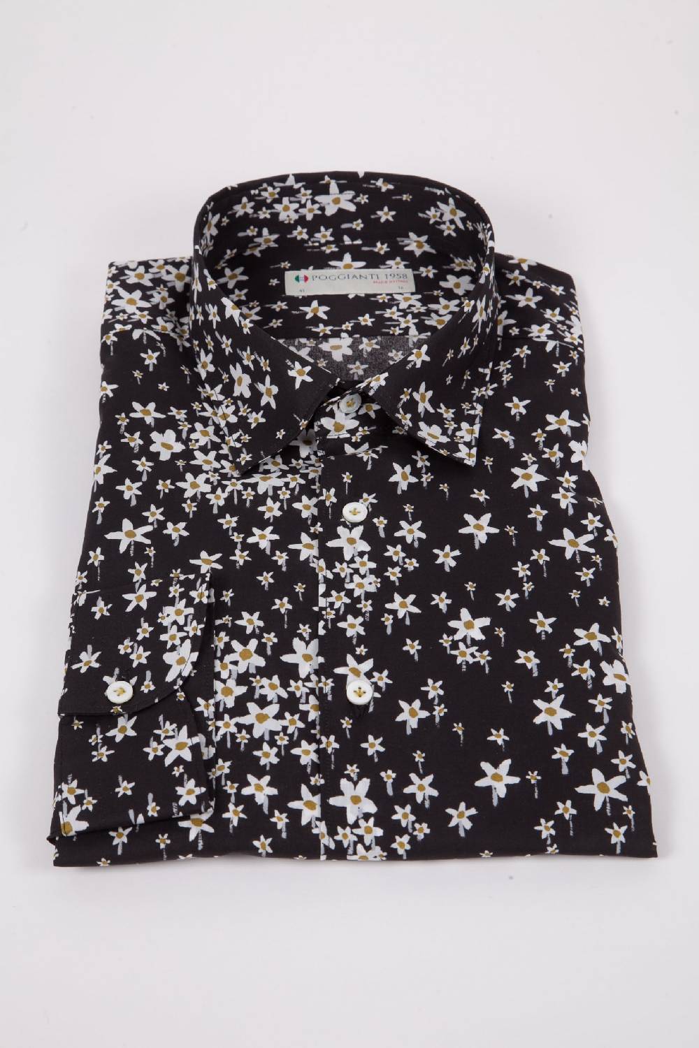 Poggianti Camicia con stampa floreale FIRENZE-UBBF-555-02