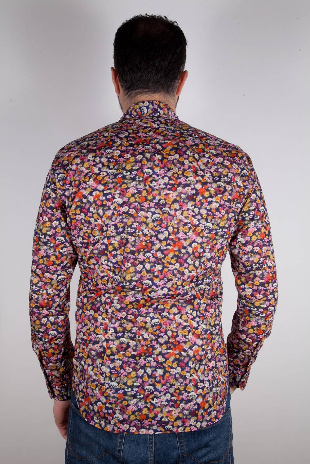 Poggianti Camicia Con Stampa Floreale PRUNO-66-556-01