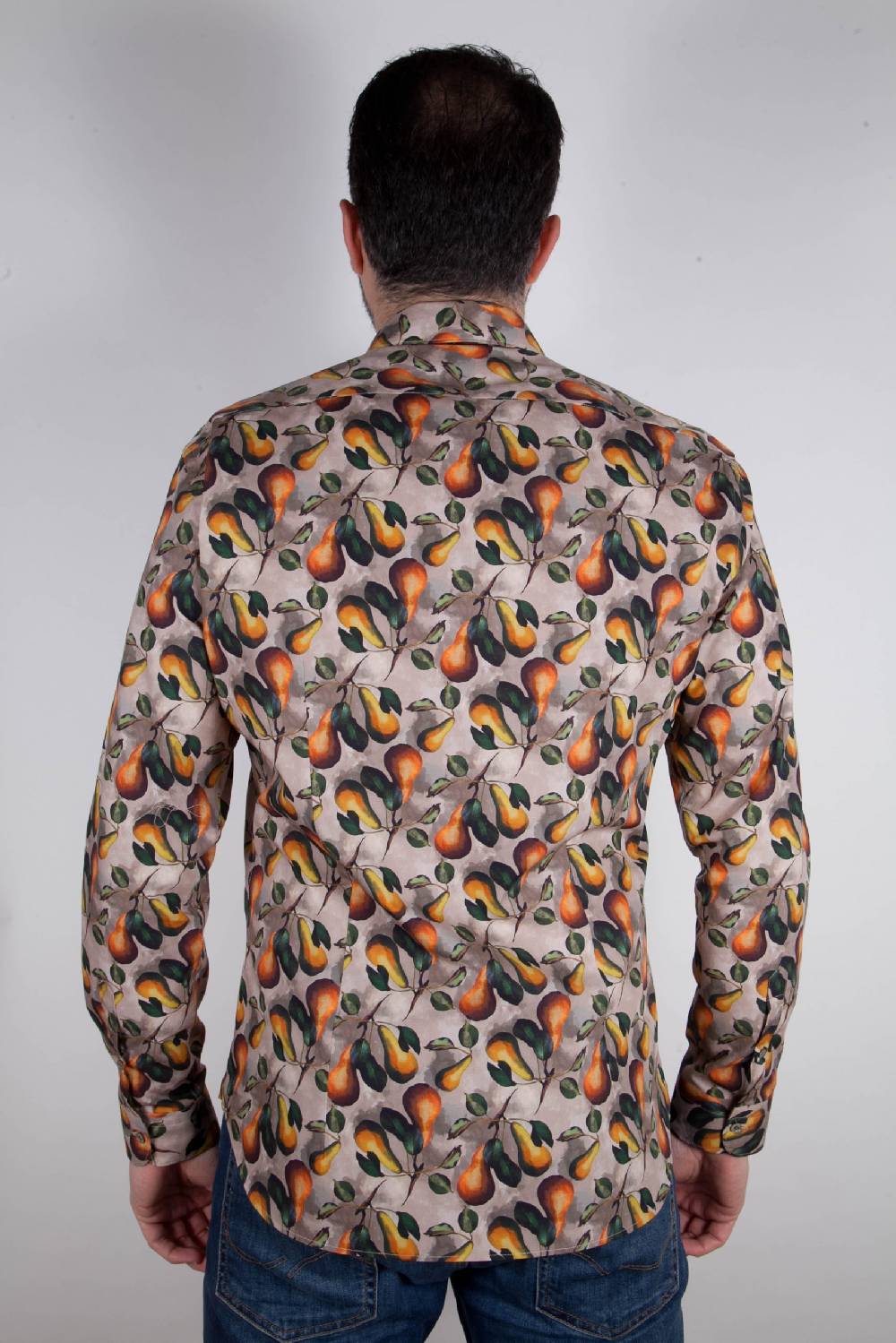 Poggianti Camicia Con Stampa Frutta PISA-66F-536-01