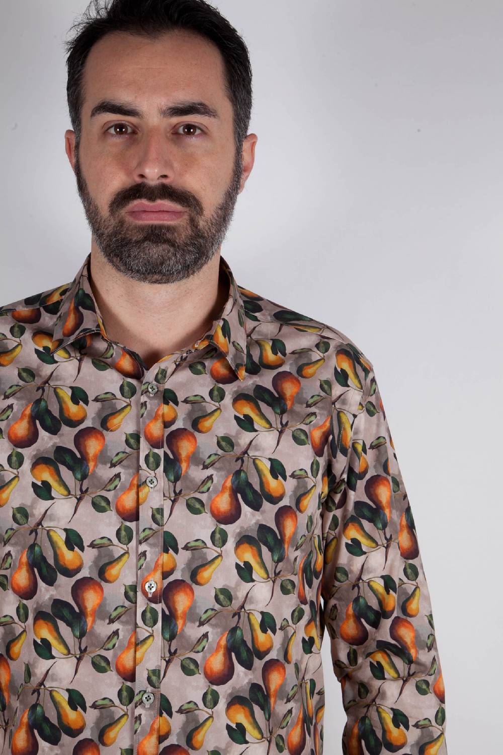 Poggianti Camicia Con Stampa Frutta PISA-66F-536-01