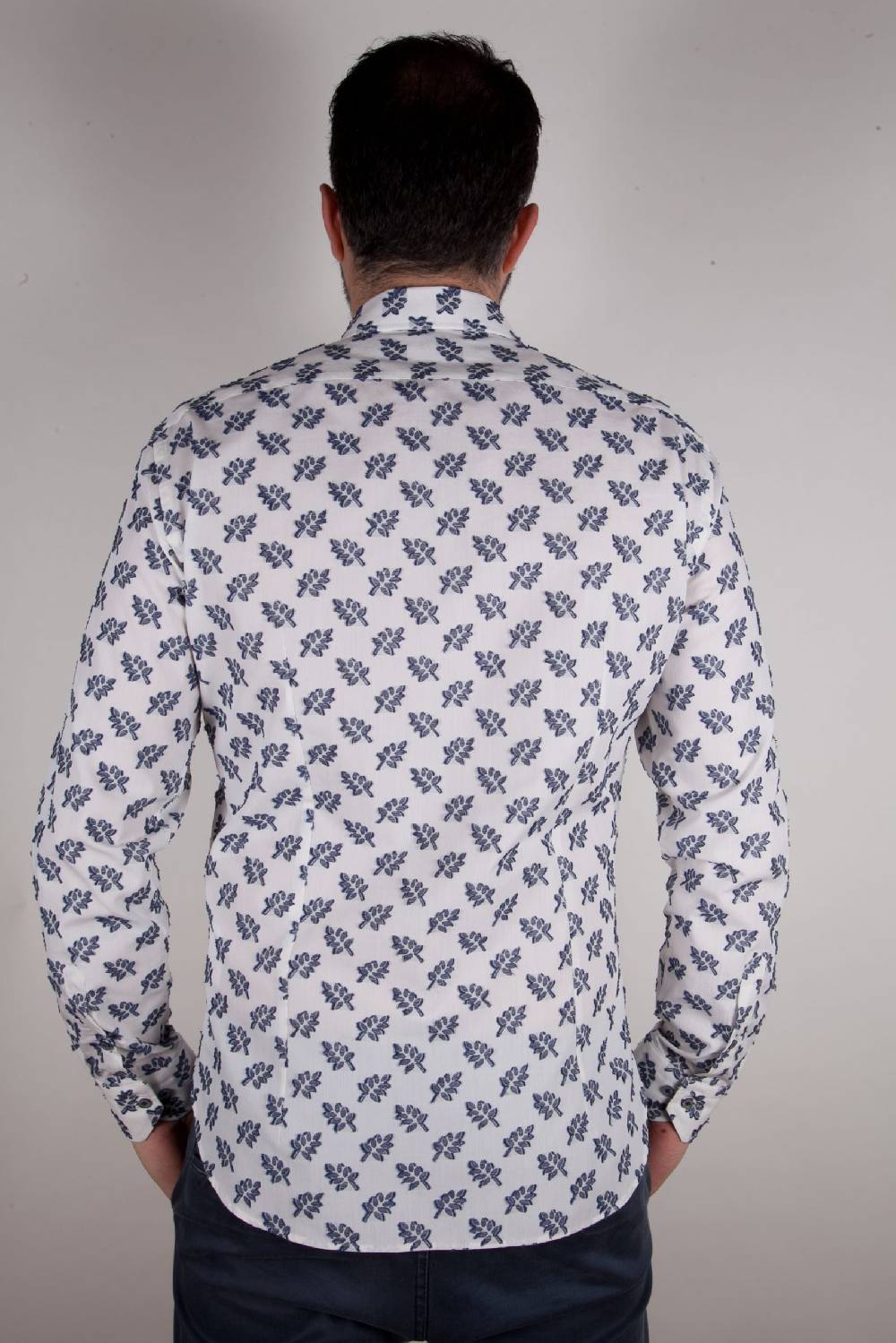 Poggianti Camicia Fil Coupe Collo Italiano FIRENZE-61-507-01