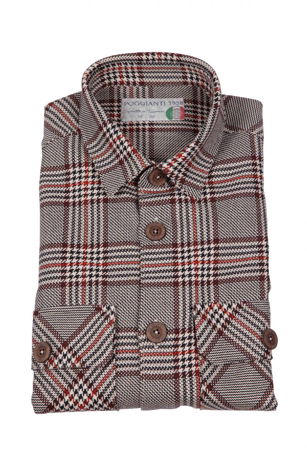 Poggianti Camicia Giacca uomo Oversize VOLTERRA-66F-201-01
