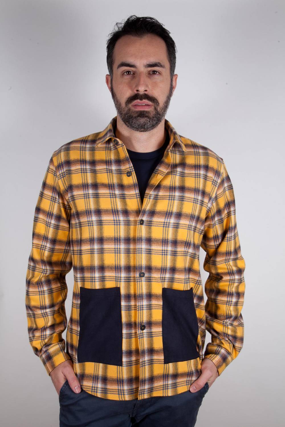 Poggianti Camicia In Flanella A Quadri LONDA-66-632