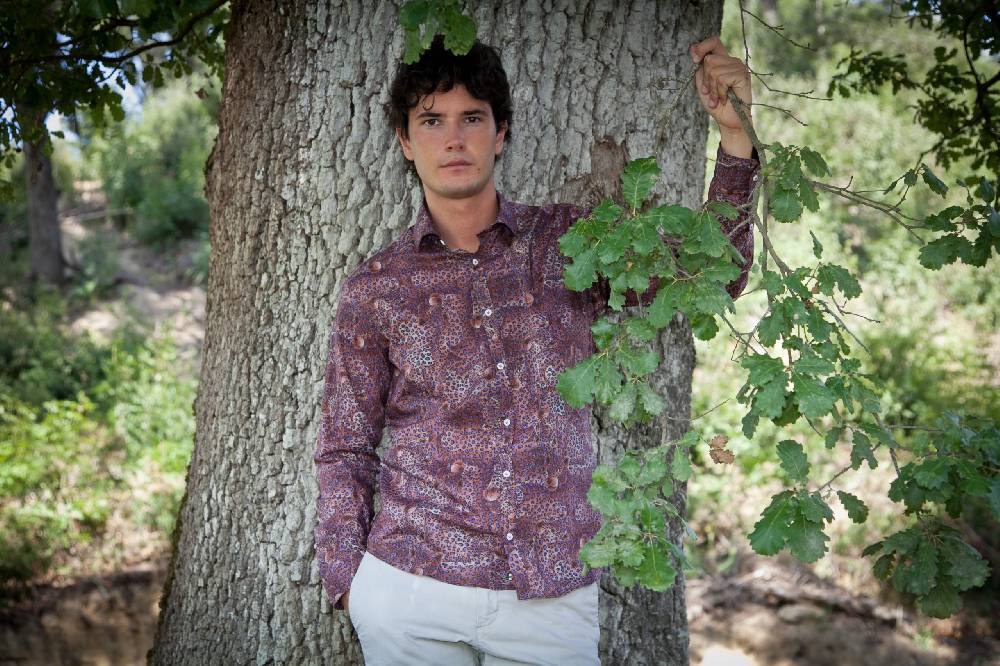 Poggianti Camicia Uomo In Cotone Liberty Con Stampa Animali PISA-60F-155-01