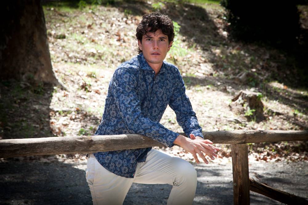 Poggianti Camicia Uomo In Denim Jacquard PISA-31W-237-01