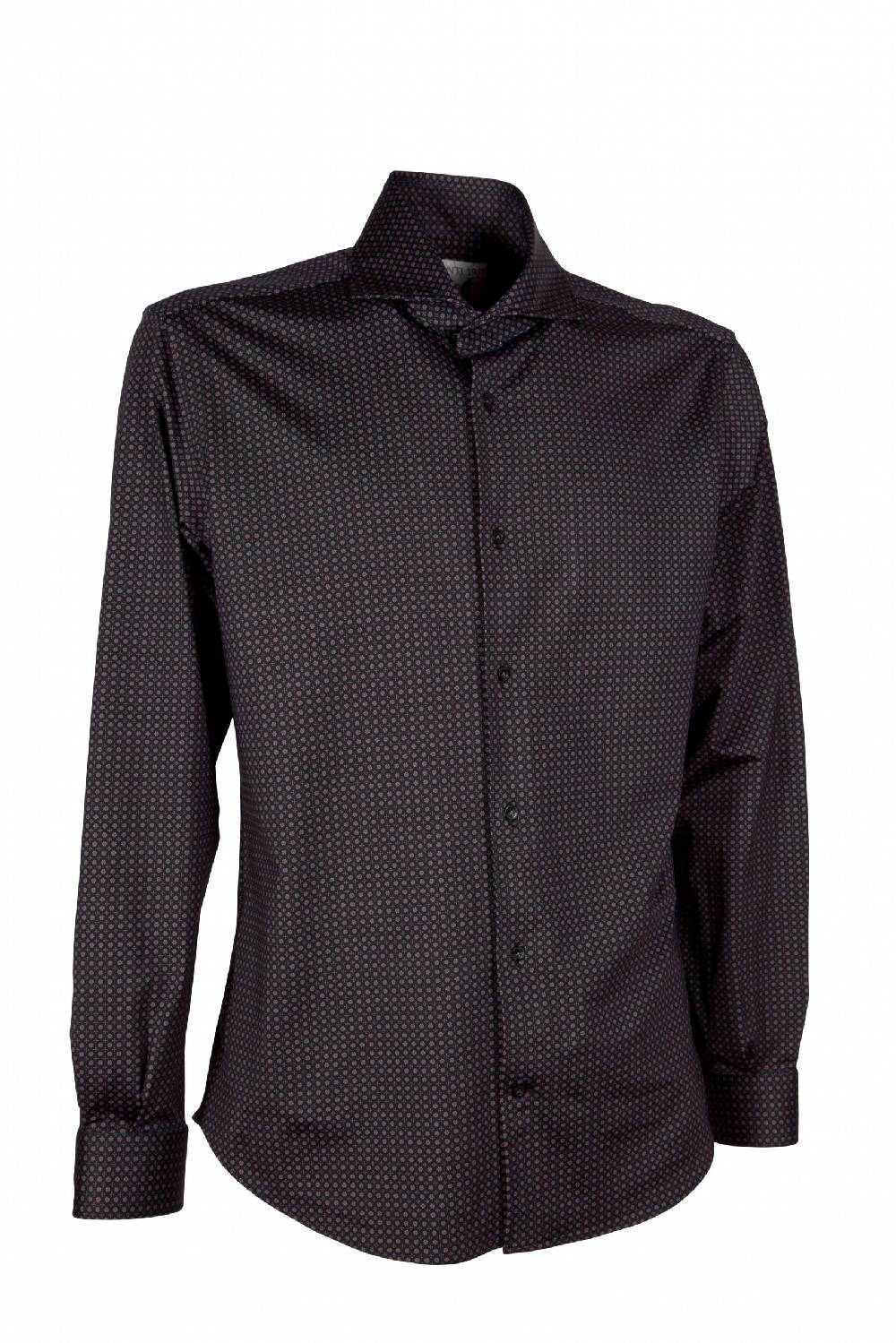 Poggianti Camicia Uomo In Tessuto Tecnico Con Stampa Piccola ACTIVE 31-187-03