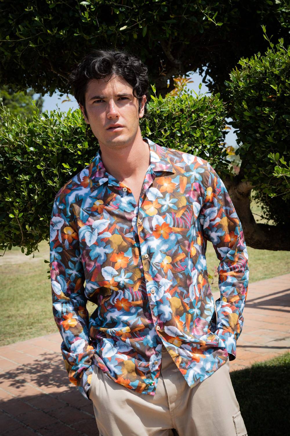 Poggianti Camicia Uomo Spring Summer 24 CASCINA-58-157