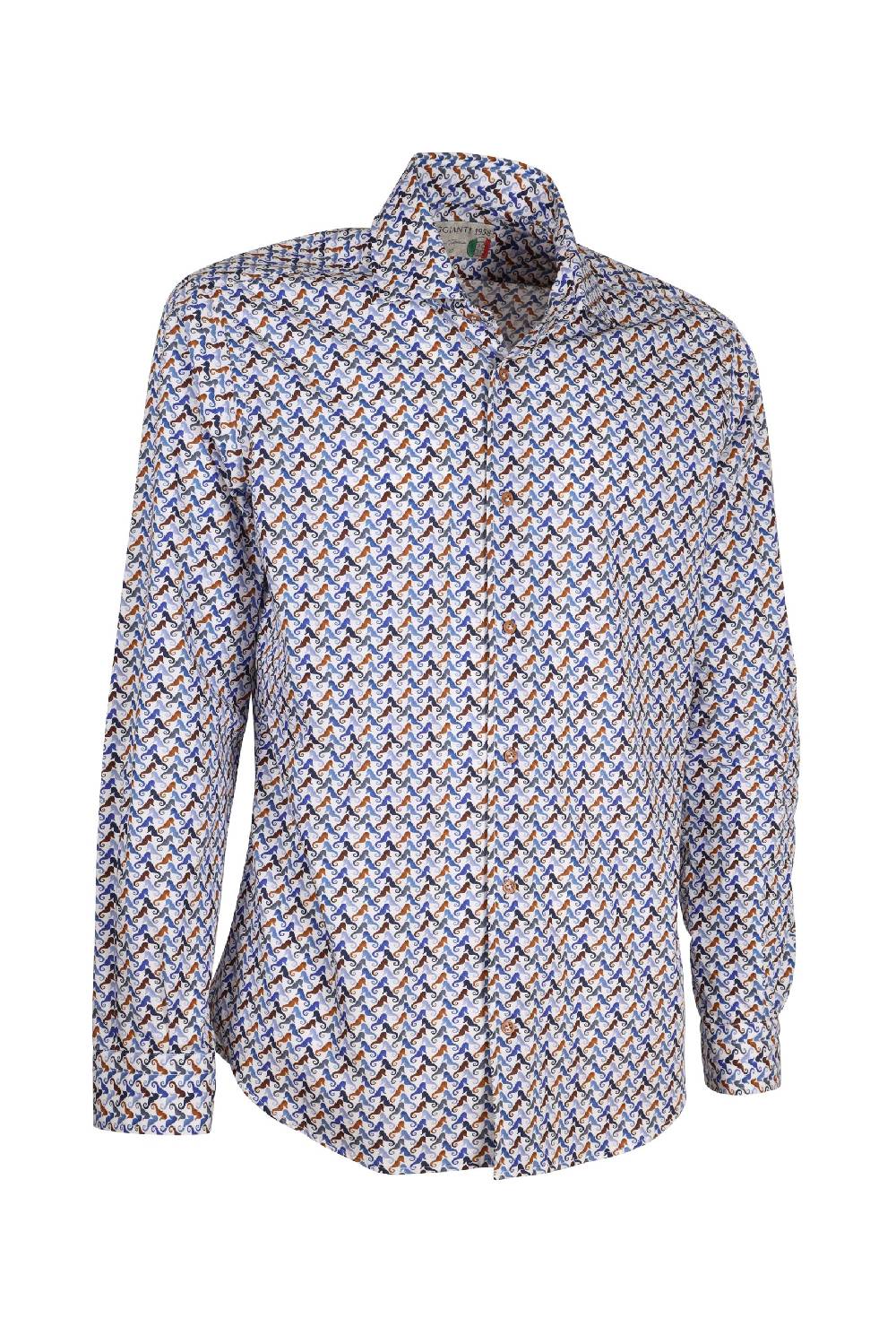 Poggianti Camicia Uomo Spring Summer 24 FIRENZE-60F-113