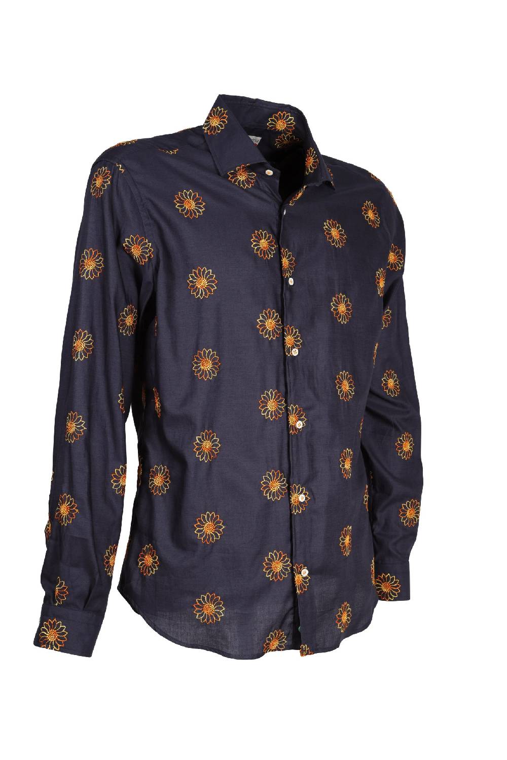 Poggianti Camicia Uomo Spring Summer 24 FIRENZE-60F-221