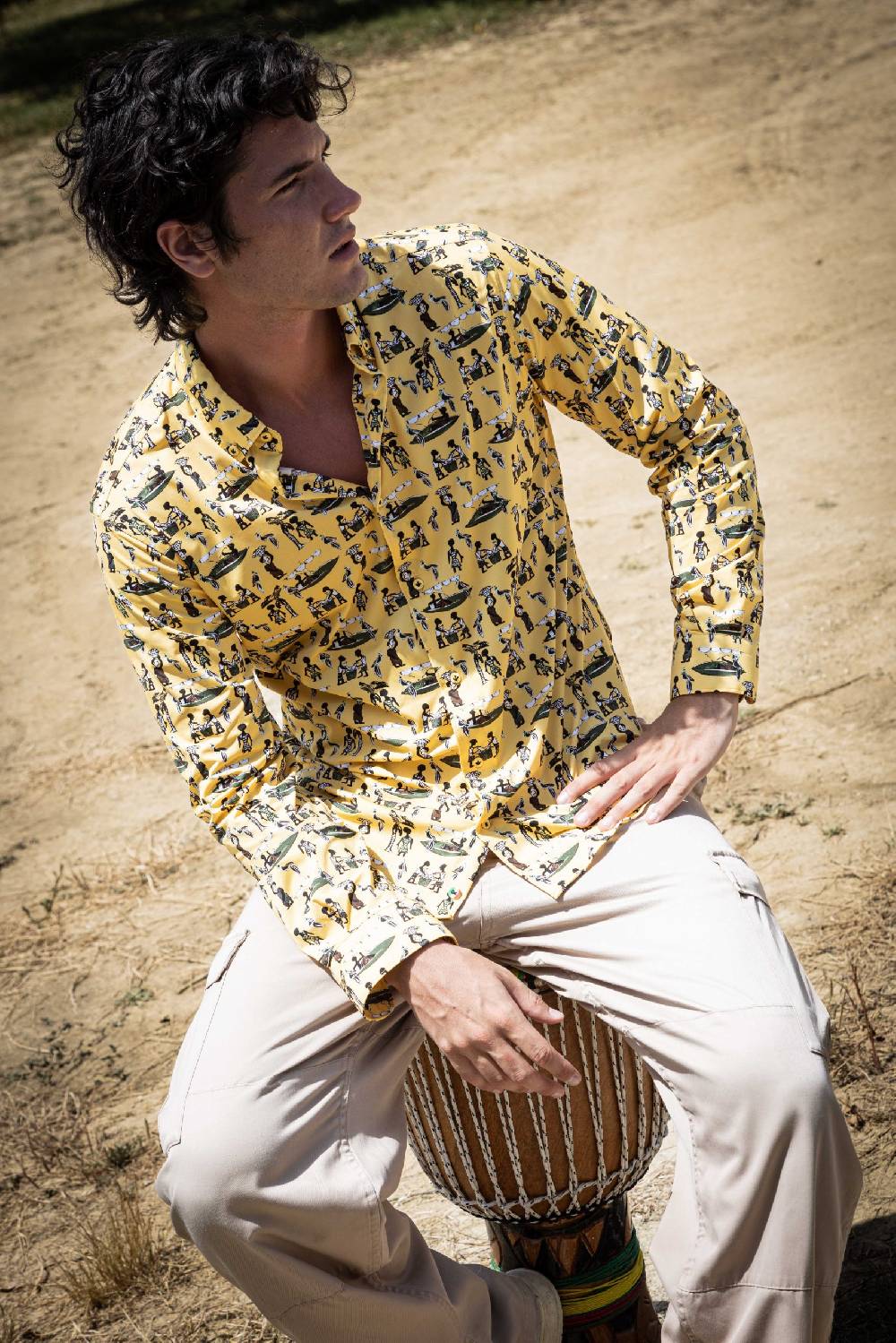 Poggianti Camicia Uomo Spring Summer 24 FIRENZE-64-244