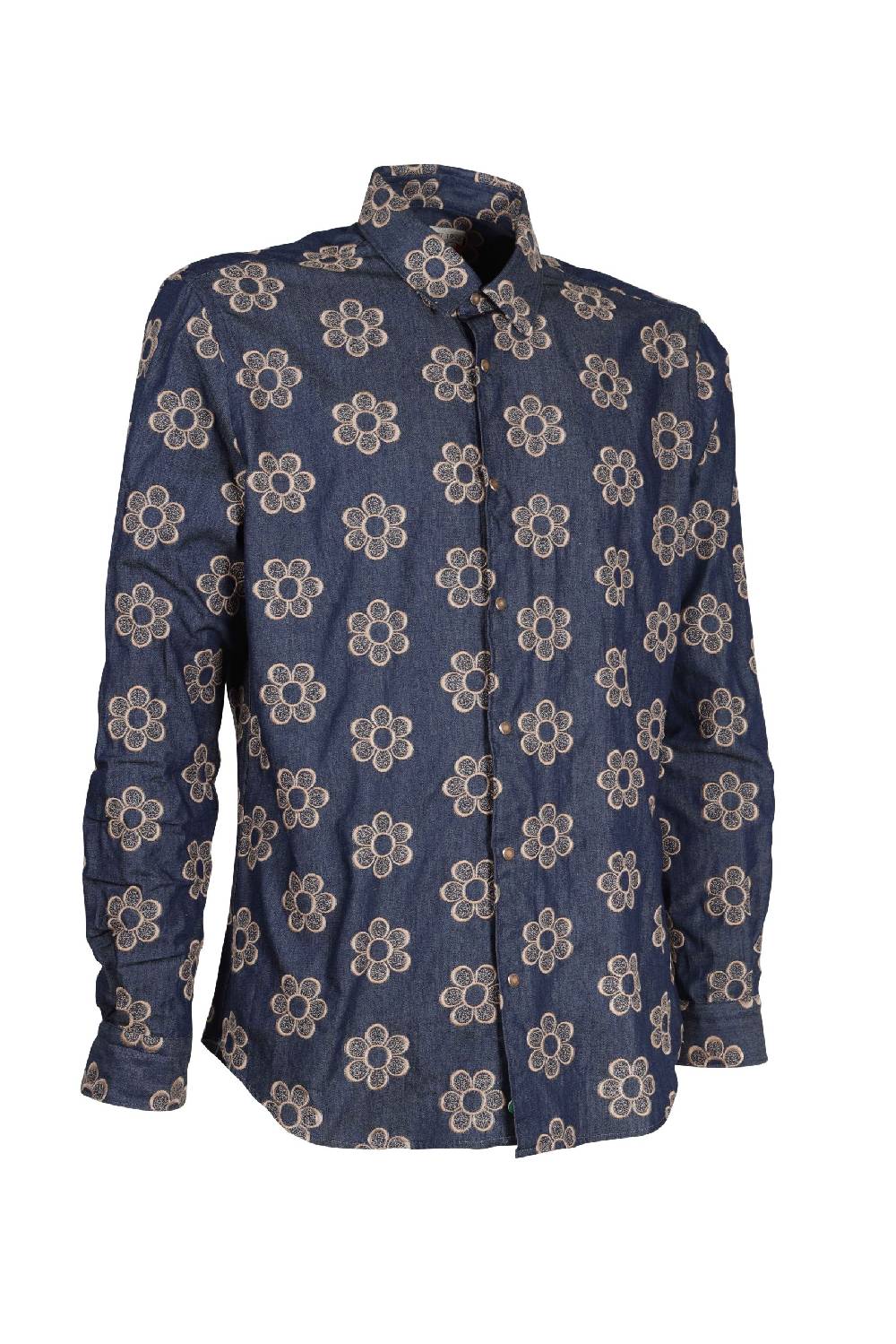 Poggianti Camicia Uomo Spring Summer 24 FIRENZE-66F-236