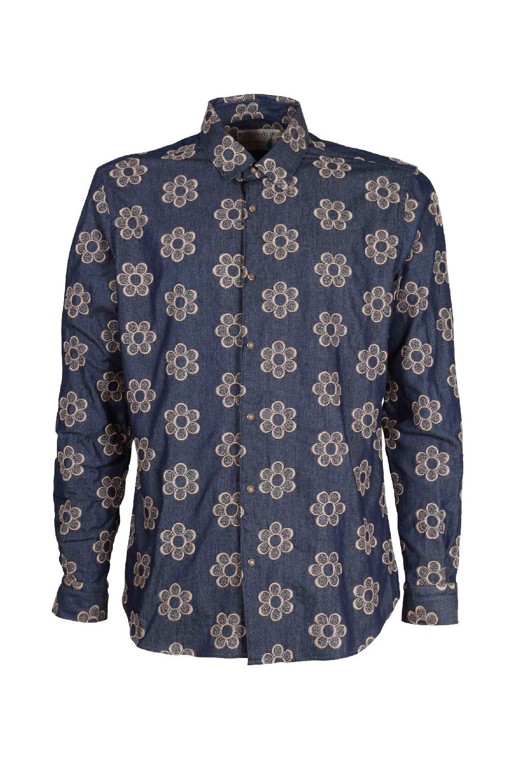 Poggianti Camicia uomo spring summer 24 FIRENZE-66F-236