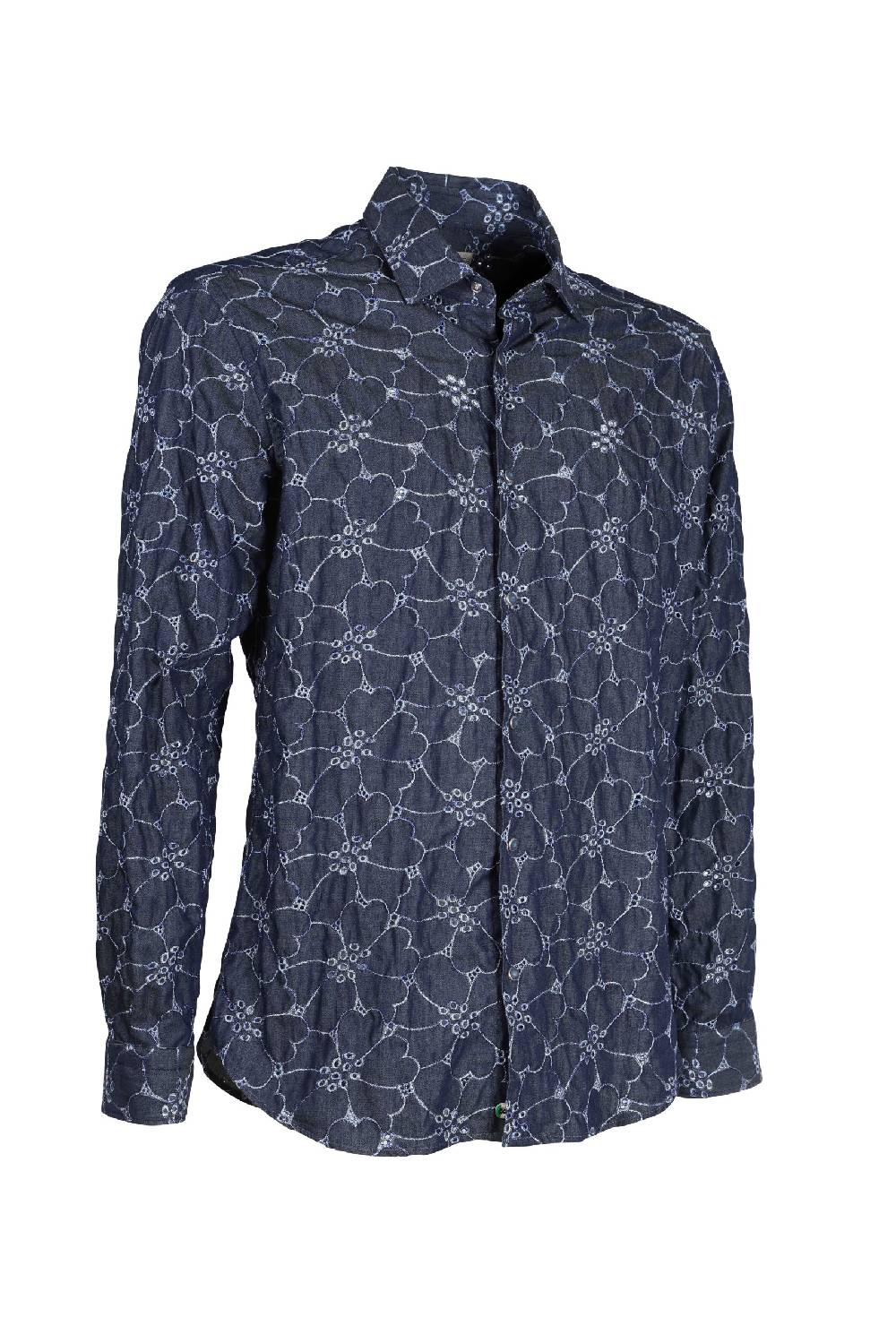 Poggianti Camicia Uomo Spring Summer 24 FIRENZE-73F-235