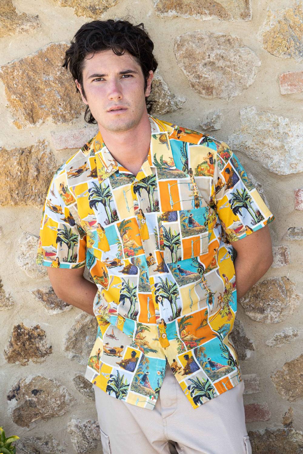 Poggianti Camicia Uomo Spring Summer 24 OLENA-58-154