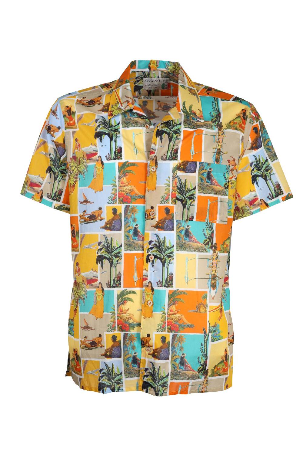 Poggianti Camicia uomo spring summer 24 OLENA-58-154