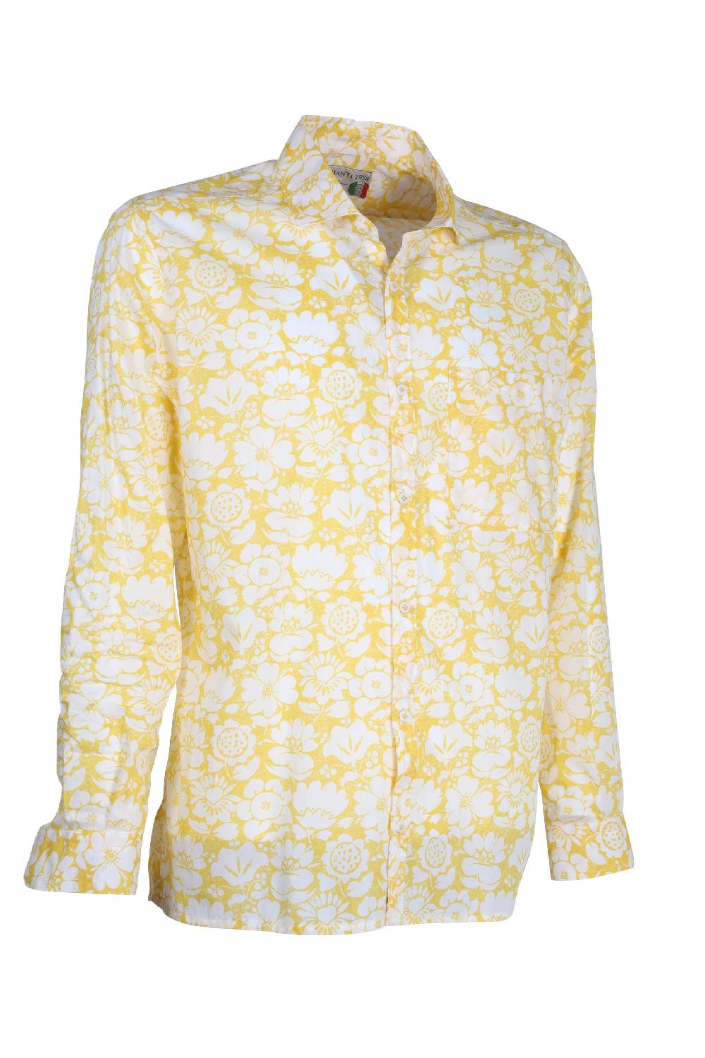 Poggianti Camicia Uomo Spring Summer 24 PEROLLA-62F-119